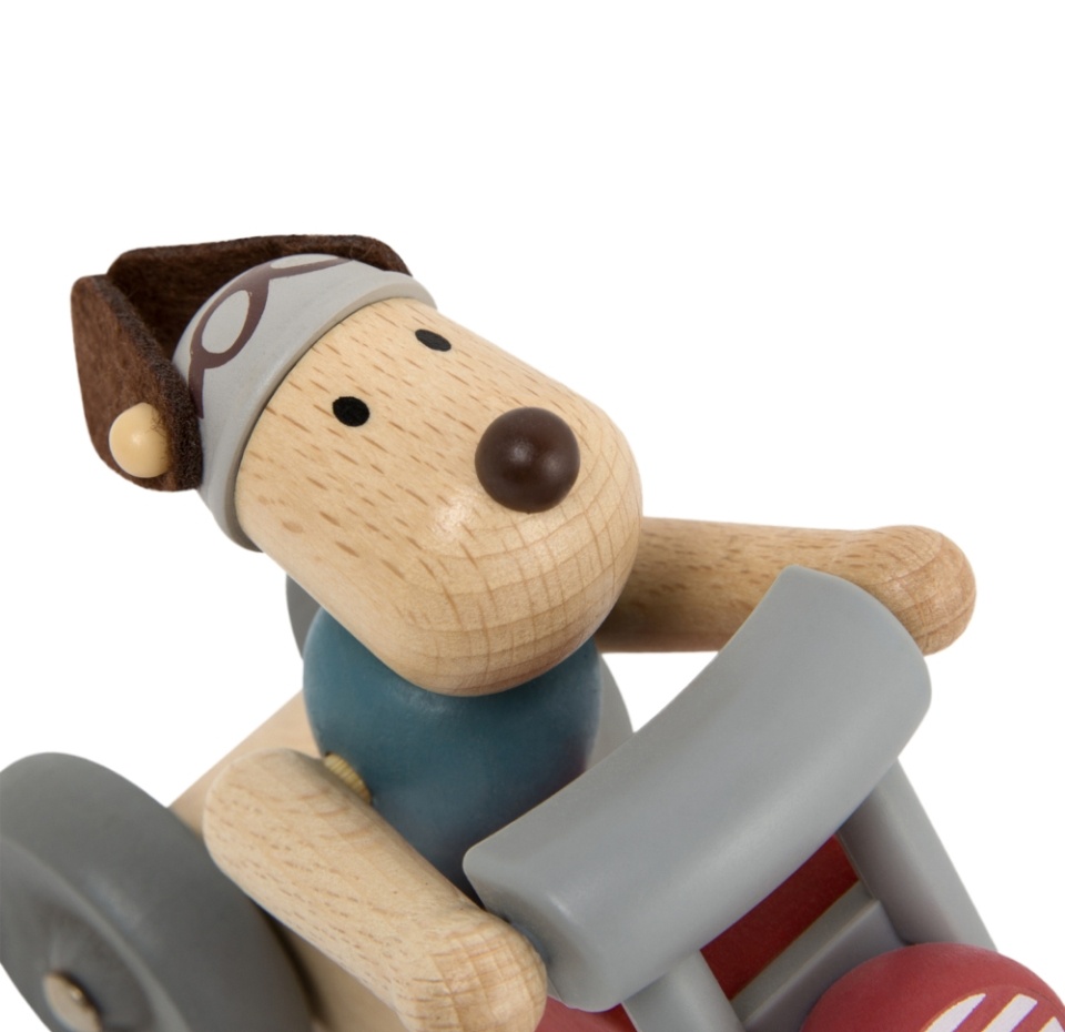 

Игрушечный мотоцикл красный Lukno 3+