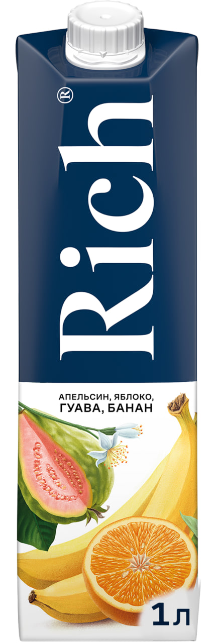 

Нектар Rich Тропические фрукты 1 л