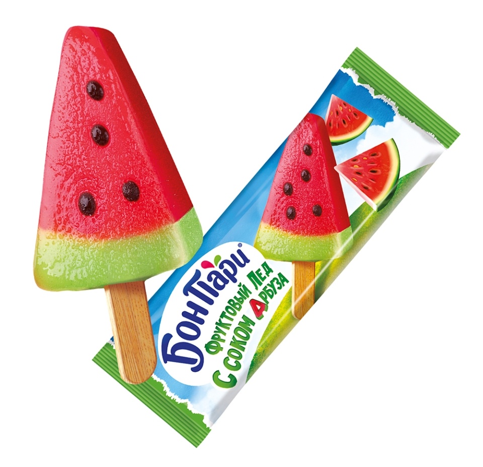 

Мороженое Бон Пари фруктовый лед Арбузик 67 г