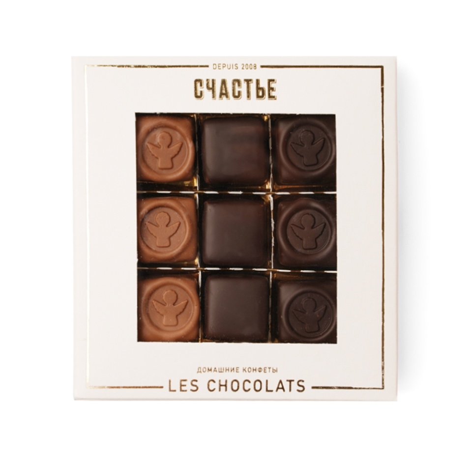 

Набор домашних шоколадных конфет №2 Счастье