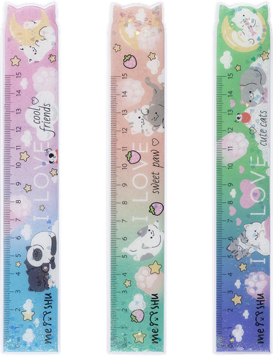 

Линейка Meshu Cute Cats в ассортименте 15 см 1 шт