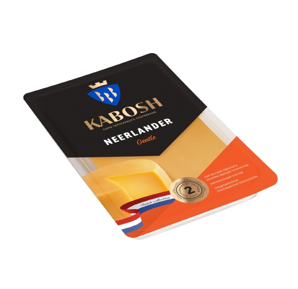 

Сыр полутвердый Кабош Neerlander Gentle 50% в нарезке 125 г