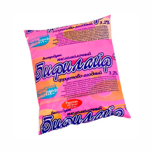 

Бифилайф Квилли Милли фруктово-ягодный 3.2% 450 мл