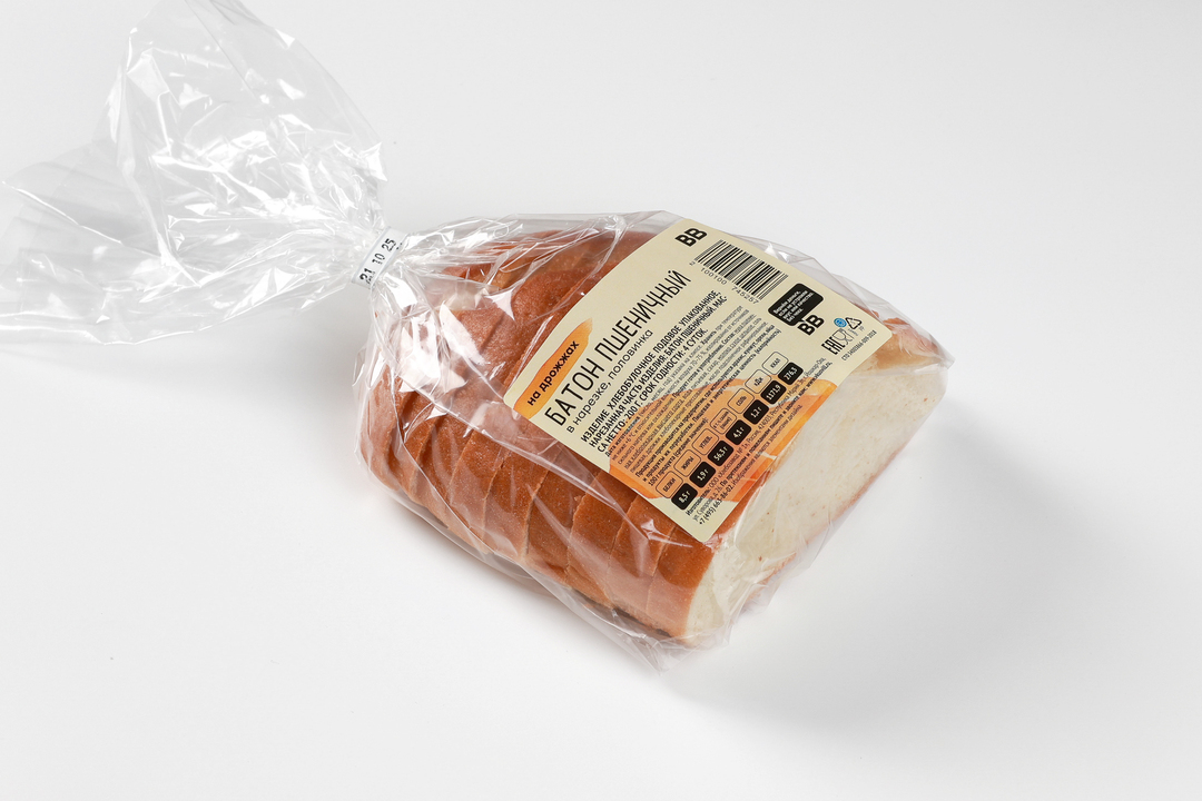 

Батон пшеничный в нарезке, половинка