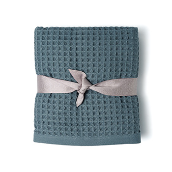 

Полотенце банное Азбука Вкуса Детали бергамот вафельное 70 х 150 см