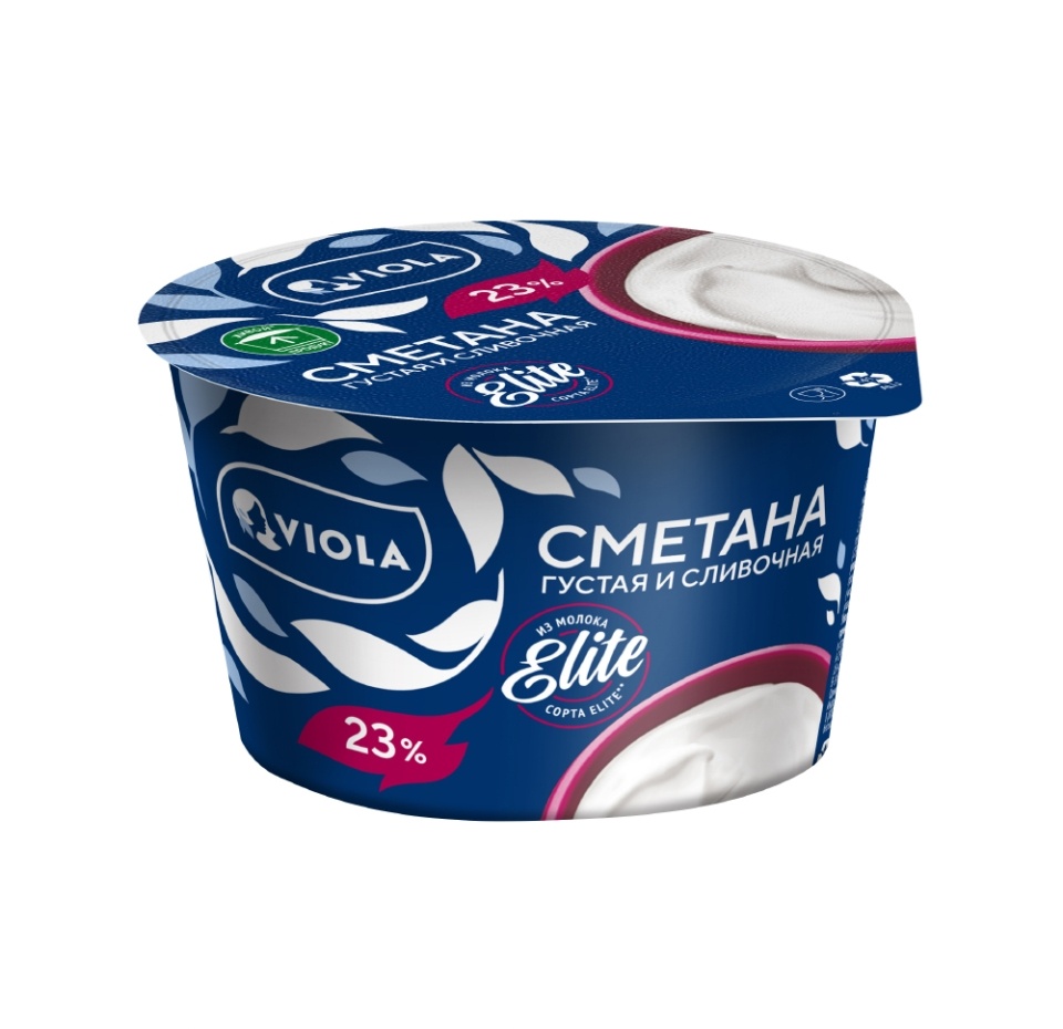 

Сметана Viola 23% 160 г дизайн упаковки в ассортименте