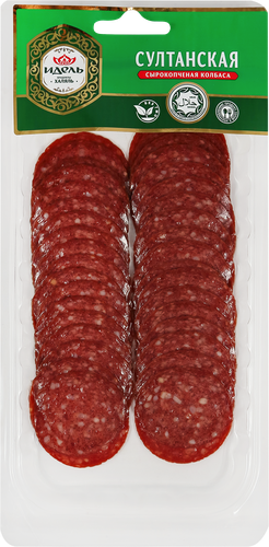 

Колбаса Идель Султанская из мяса цыпленка сырокопченая нарезка 80 г