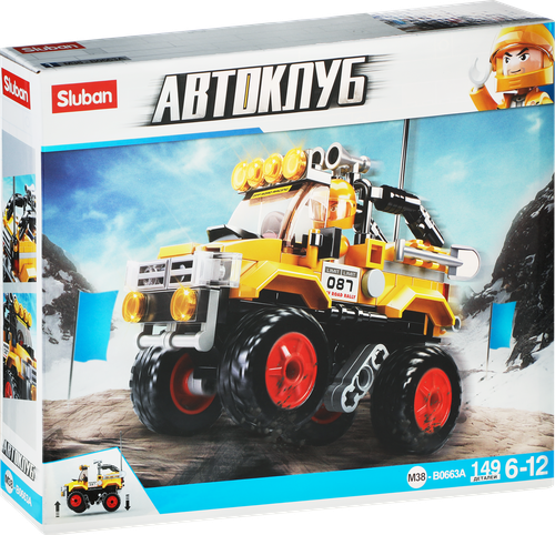 

Конструктор Sluban Джип вездеход 149 деталей Арт. M38-B0663A