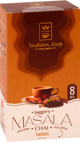 

Чай растворимый Indian Cup Джаггери Масала 8 пакетиков 160 г