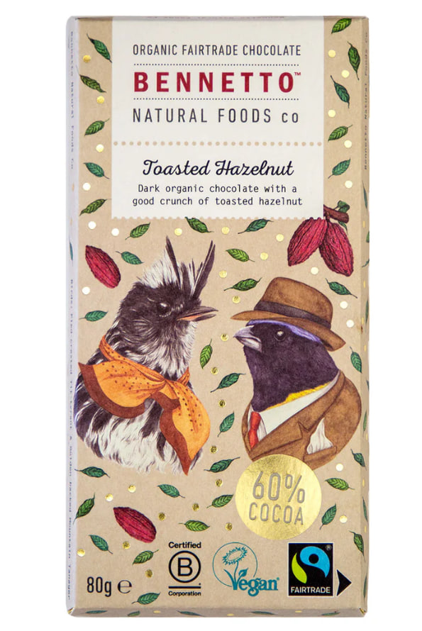 

Шоколад темный Bennetto с фундуком 80 г