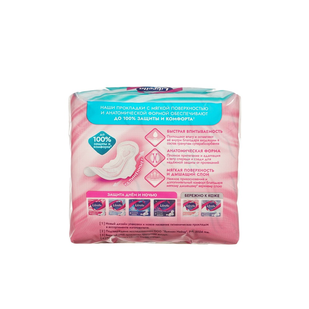 

Прокладки Libretta Ультра Супер мягкая поверхность 8 шт.