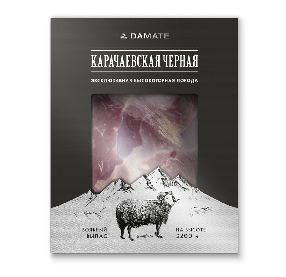 

Каре из баранины зачищенное Карачаевская чёрная, Россия