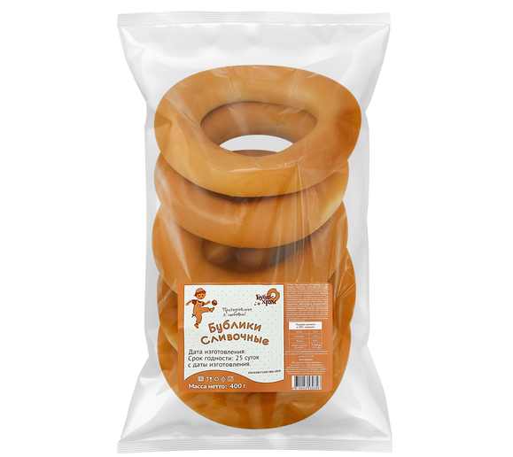 

Бублики Бубль-Хрум Сливочные 400 г