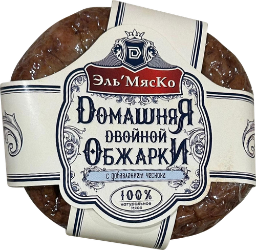 

Колбаса полукопченая Эль'МясКо Домашняя двойной обжарки вес