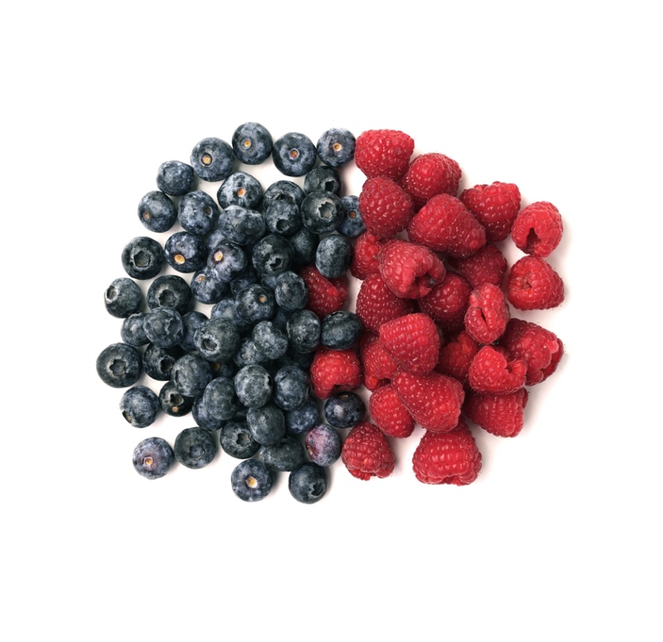 

Ягодный микс (голубика, малина) 400г