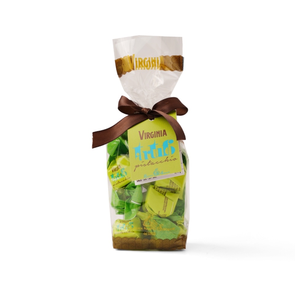 

Конфеты шоколадные Amaretti Virginia трюфели с фисташками 180 г