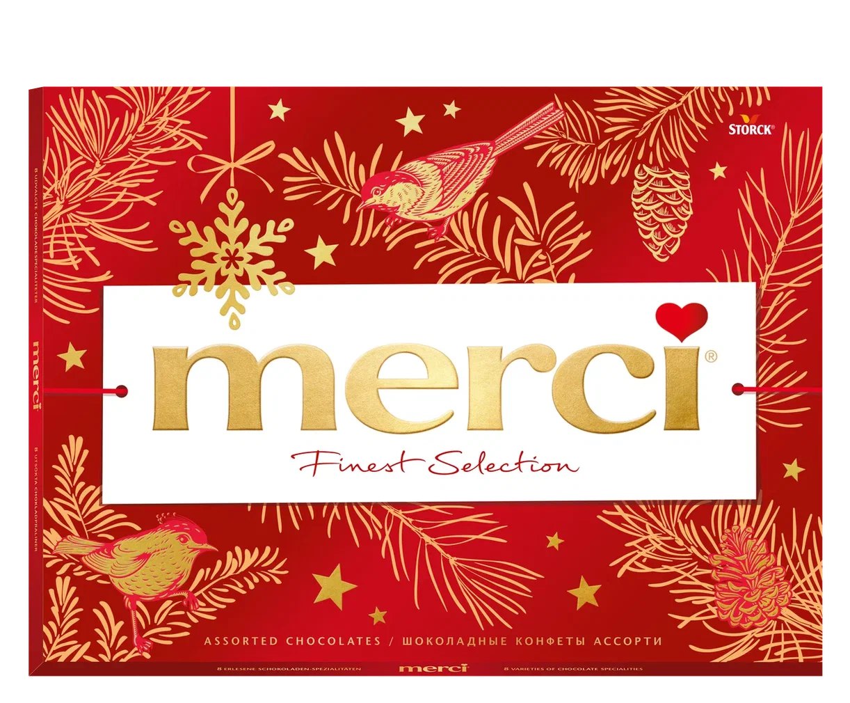 

Шоколадные конфеты Merci Ассорти Storck 675 г