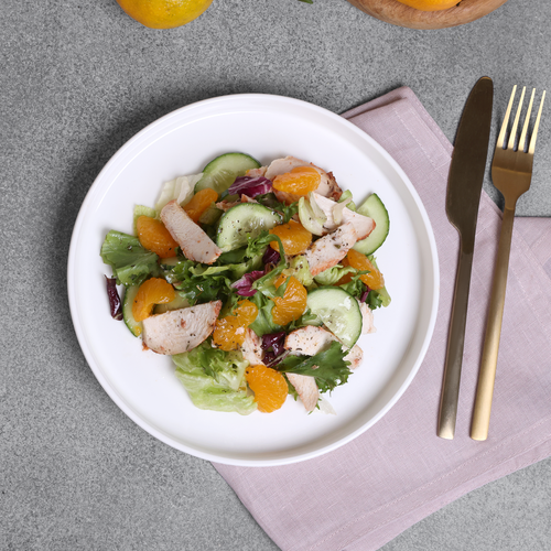 

Салат Зеленый с запеченной курочкой вес