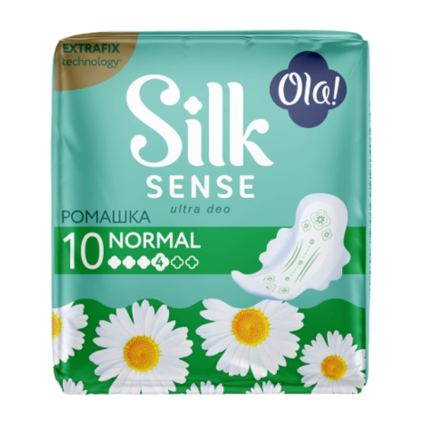 

Прокладки Ola! Silk sense ультратонкие ромашка 10 шт.