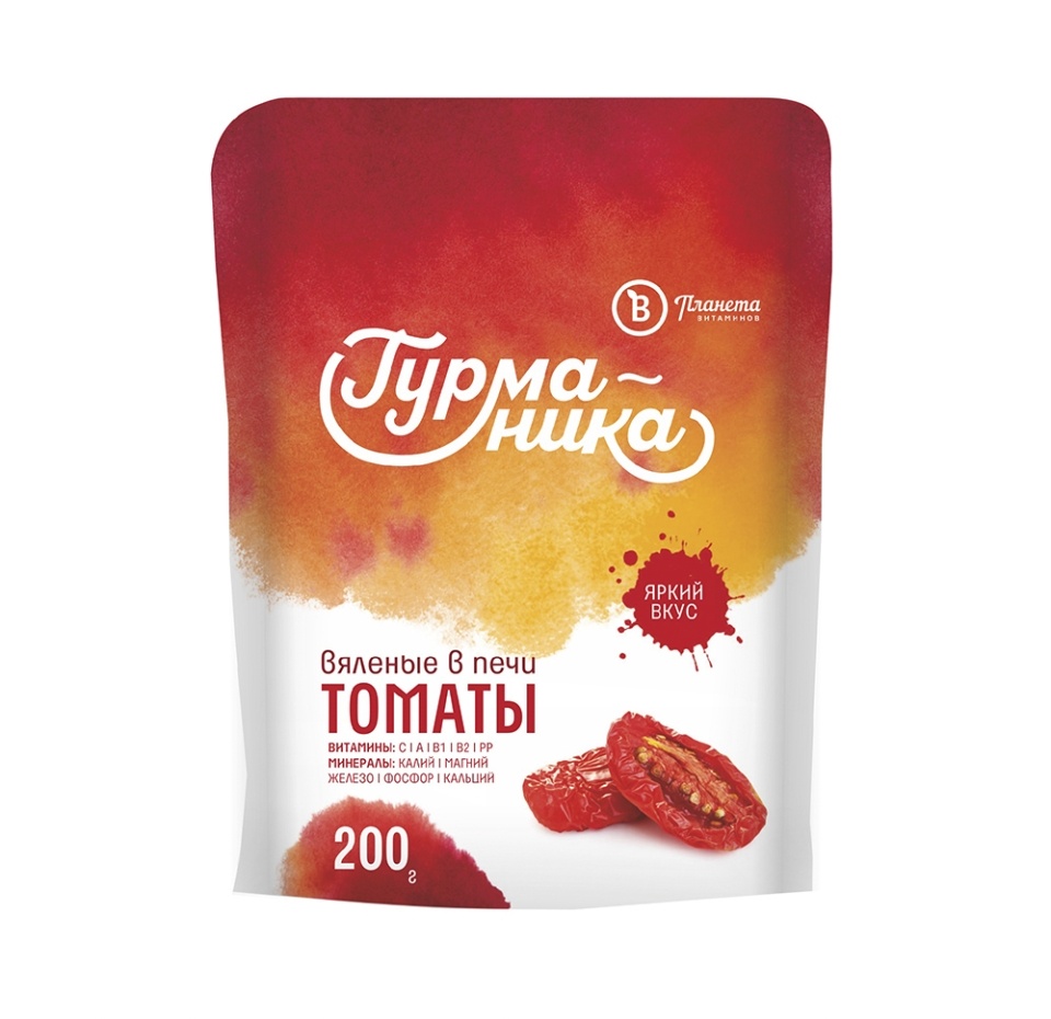 

Томаты вяленые Планета Витаминов в печи со специями Гурманика 200 г