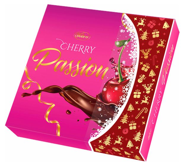 

Конфеты шоколадные Cherry passion c вишней в алкоголе 126 г