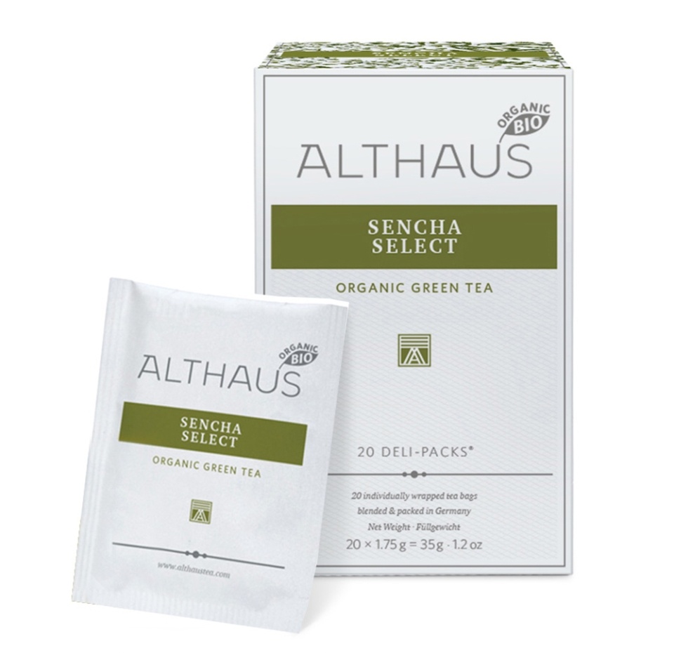 

Чай зеленый Althaus Изысканная сенча 20 пак. 35 г