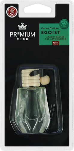 

Ароматизатор автомобильный PREMIUM CLUB Prestige Egoist, подвесной, Арт. 10352