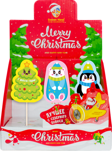 

Карамель леденцовая Sweet Ness Диски в открытке, 15 г, в ассортименте