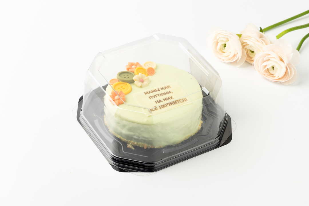 

Торт муссовый ВкусВилл Мамы как пуговки ваниль лесная ягода 505 г