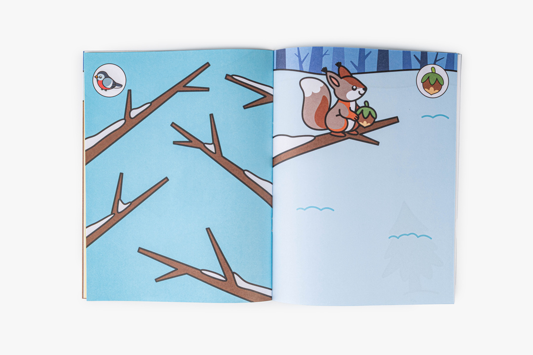 

Приклей, малыш! Скрип! Зима в лесу. Феникс-Премьер