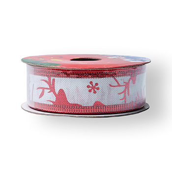 

Новогодняя лента Miland Рождественские оленята 2.5 х 270 см