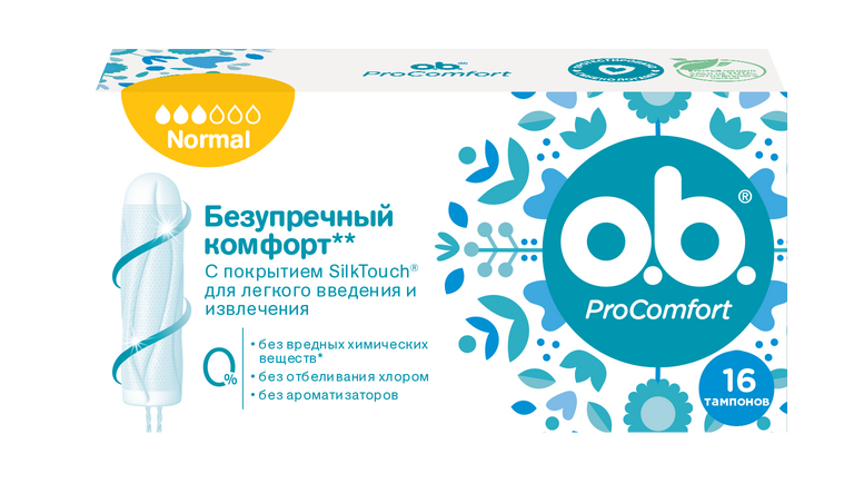 

Тампоны O.b. ProComfort Normal 16 шт.