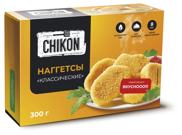 

Наггетсы Chikon Классические замороженные 300 г