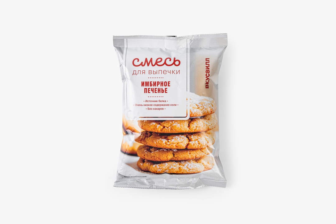 

Смесь для выпечки ВкусВилл Имбирное печенье 250 г
