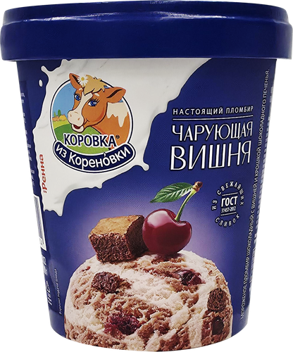 

Мороженое Коровка из Кореновки Чарующая вишня 300 г