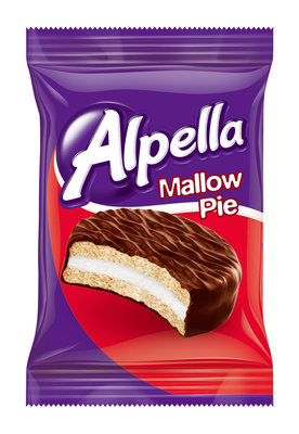 Печенье-сэндвич Alpella Mallow Pie в глазури, 28г