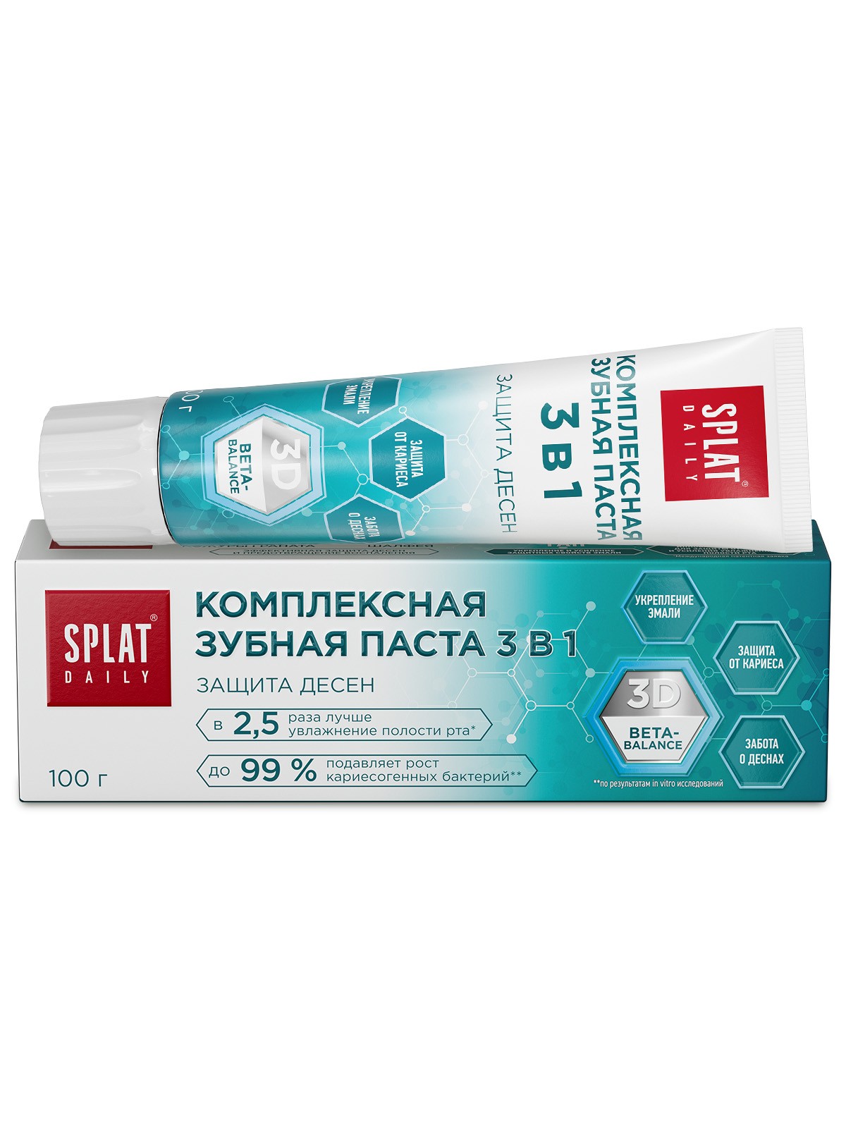 

Зубная паста Splat Ежедневная (Daily) Защита десен 3 в 1 100 г