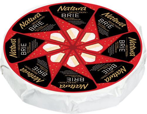 

Сыр Natura Selection Бри с белой плесенью мягкий 50% вес
