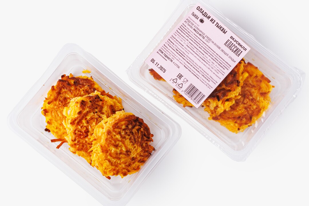 

Оладьи из тыквы 150 г