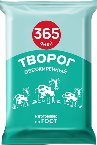 

Творог 365 Дней обезжиренный без змж 180 г