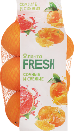 

Апельсины Лента Fresh Навел отборные фасованные вес
