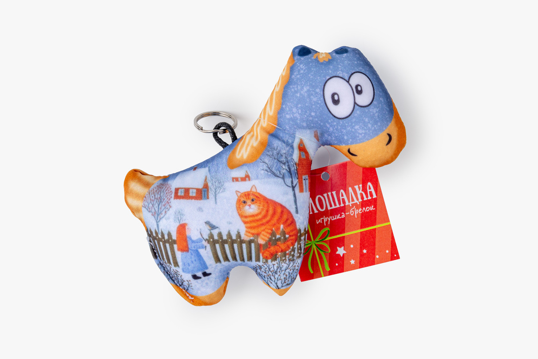 

Игрушка-брелок ВкусВилл Лошадка цвет в ассортименте 1 шт.