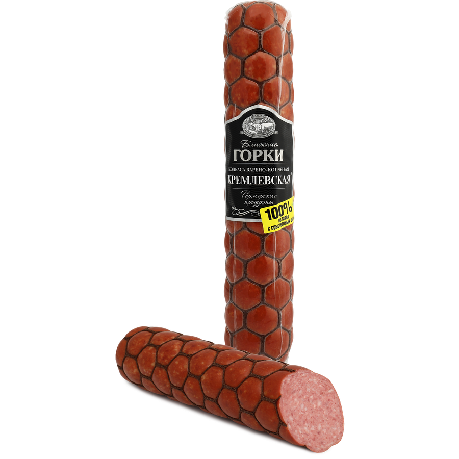 

Колбаса Ближние Горки Кремлевская варено-копченая вес