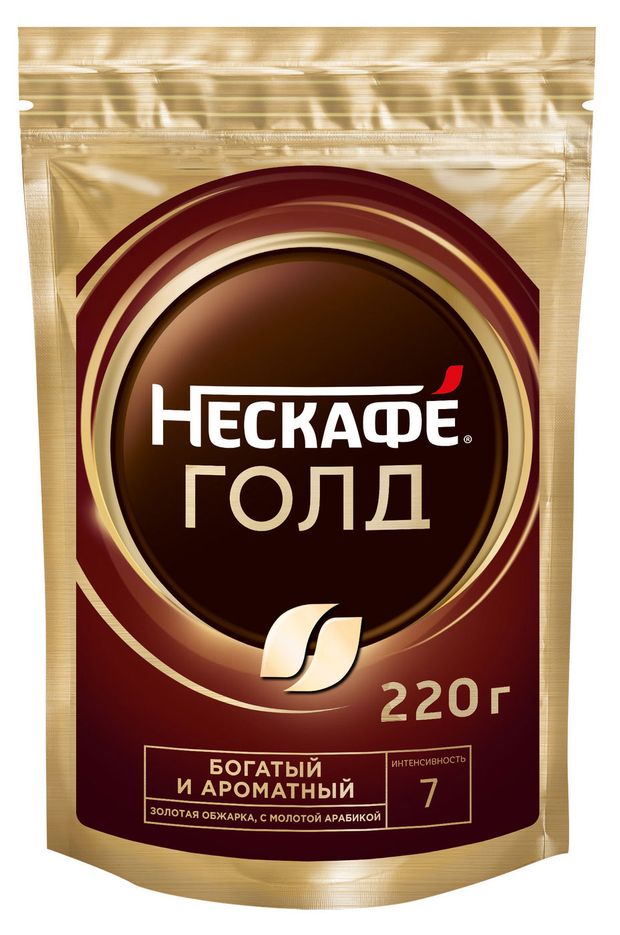 

Кофе растворимый Nescafe Gold 220 г