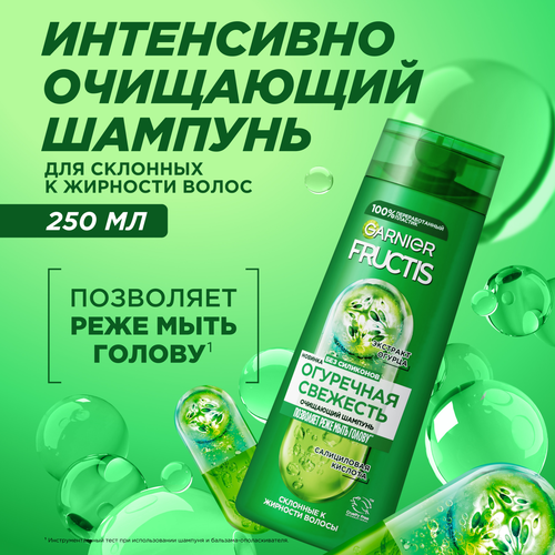 

Шампунь Garnier Fructis Огуречная свежесть 250 мл