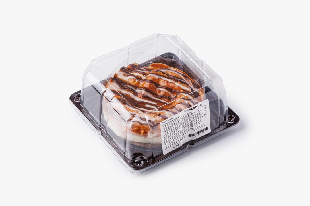 

Торт ВкусВилл Эклер со сливочным кремом 300 г