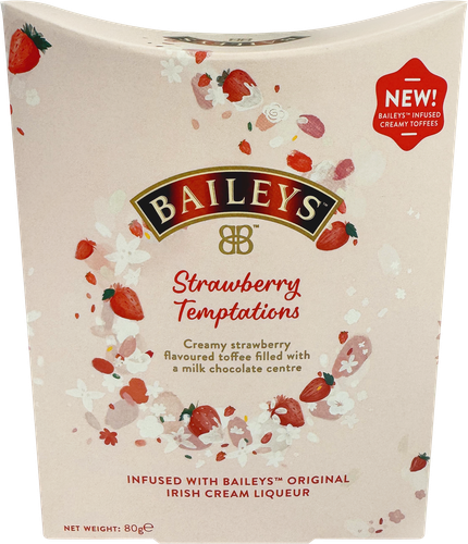 

Карамель кремовая Baileys с ликером бейлиз и клубничным вкусом 80 г