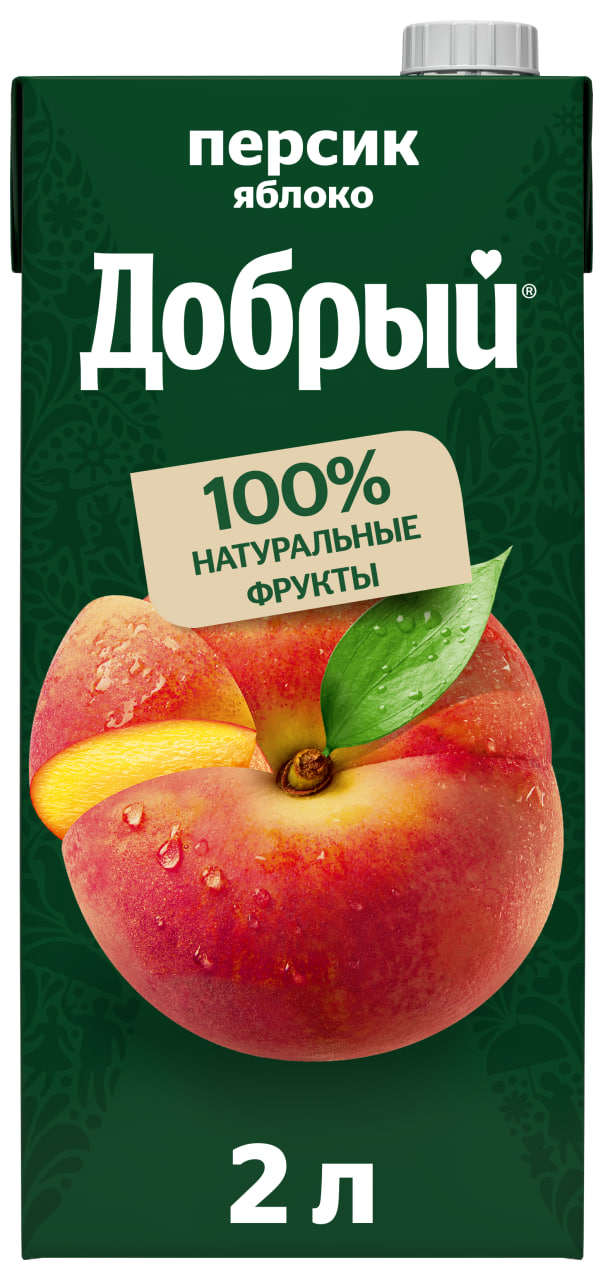 

Нектар Добрый Яблоко-Персик 2 л