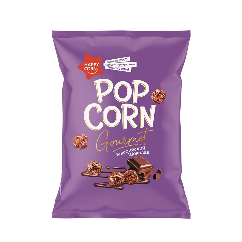 

Попкорн Happy Corn Бельгийский шоколад 140 г