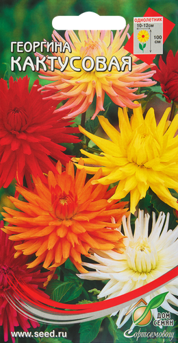 

Семена Дом семян Георгина Кактусовая смесь 0.3 г